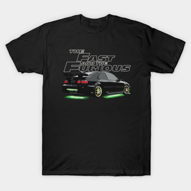 FAST CIVIC T-Shirt by cowtown_cowboy